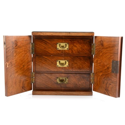Lot 117 - Mahogany cased humidor with three drawers.