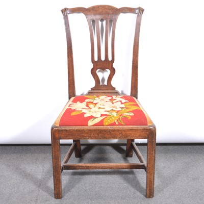 Lot 310 - George III mahogany dining chair