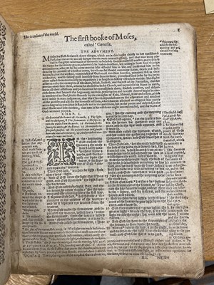 Lot 124 - A Bishop's Bible, 1582.