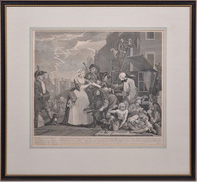 Lot 7 - William Hogarth, The Rakes Progress