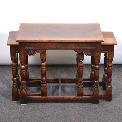 Lot 381 - Nest of three Titchmarsh & Goodwin tables