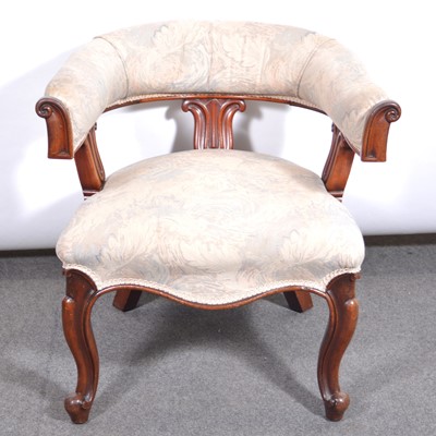 Lot 365 - Victorian mahogany framed club chair