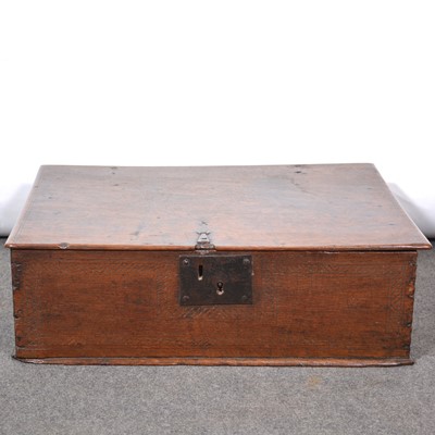 Lot 375 - Joined oak bible box