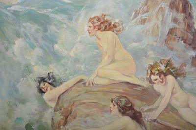 Lot 446 - Follower of Norman Alfred William Lindsay, (Australian), Sirens