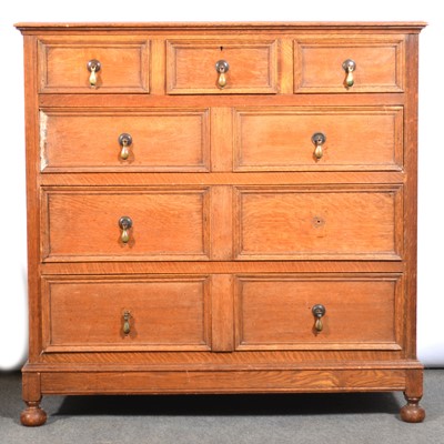 Lot 573 - Oak chest of drawers