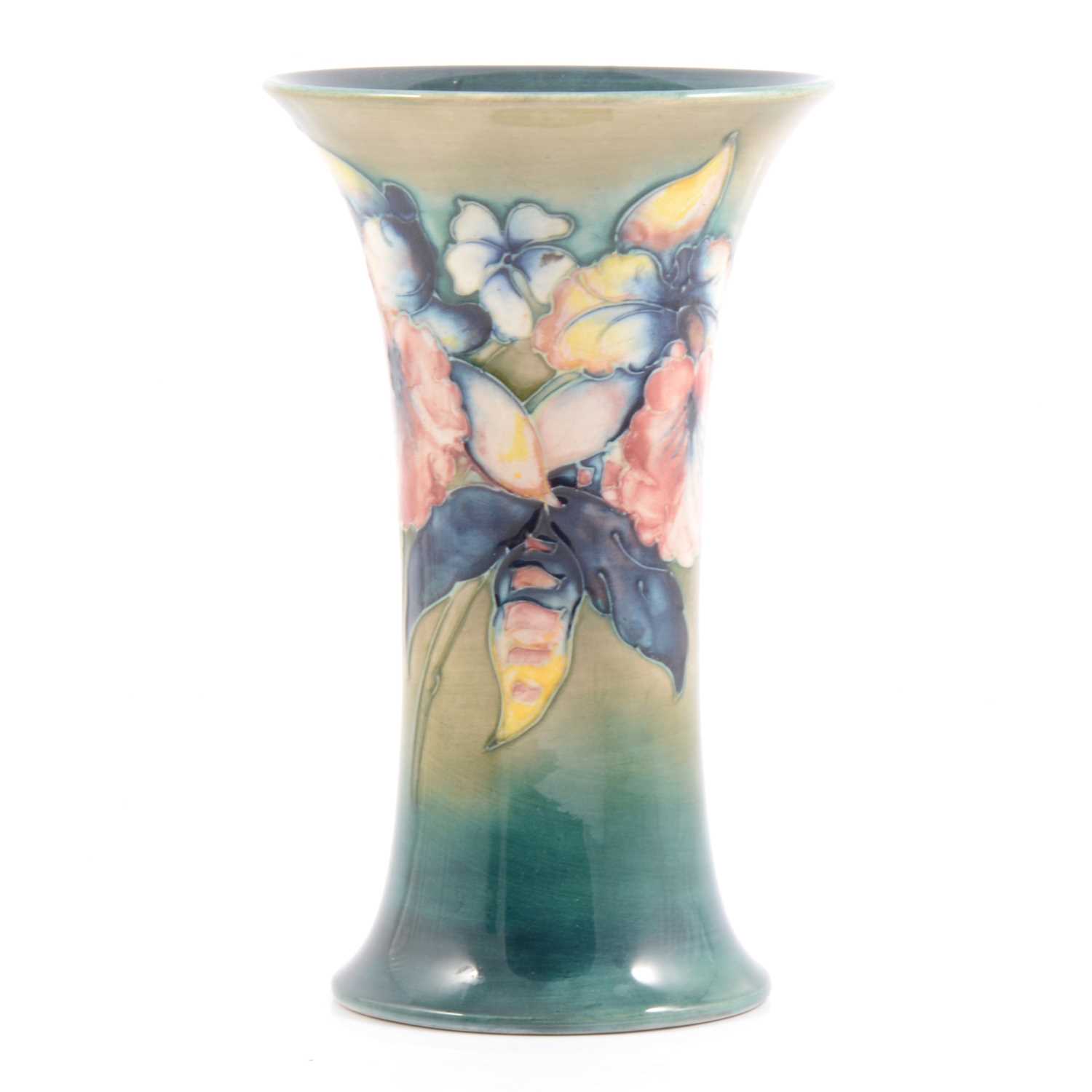 Lot 43 - Moorcroft  Pottery 'Orchid' vase.