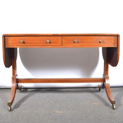 Lot 541 - Regency rosewood sofa table