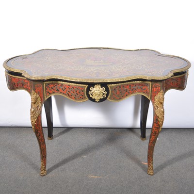 Lot 263 - French gilt metal and Boulle centre table