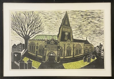 Lot 1114 - Sarah Kirby, Leicester Cathedral 2015