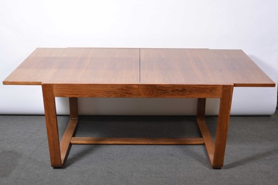 Lot 122 - Mid 20th Century rosewood dining table and eight chairs, designed by Gunther Hoffstead for Uniflex