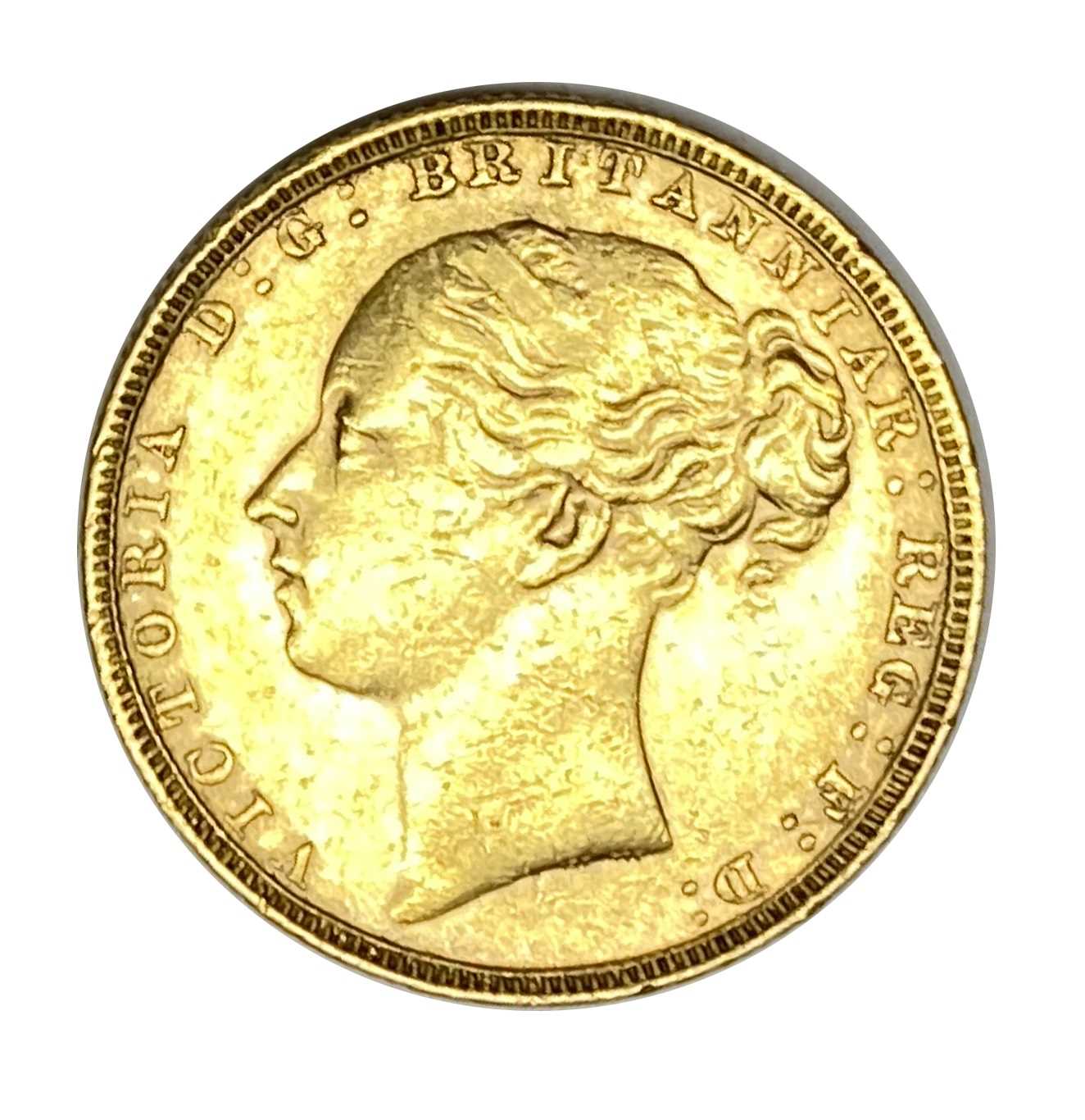 Lot 3 - Queen Victoria gold Sovereign coin, 1880