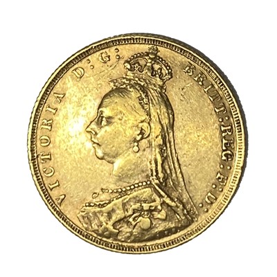Lot 7 - Queen Victoria gold Sovereign coin, 1889