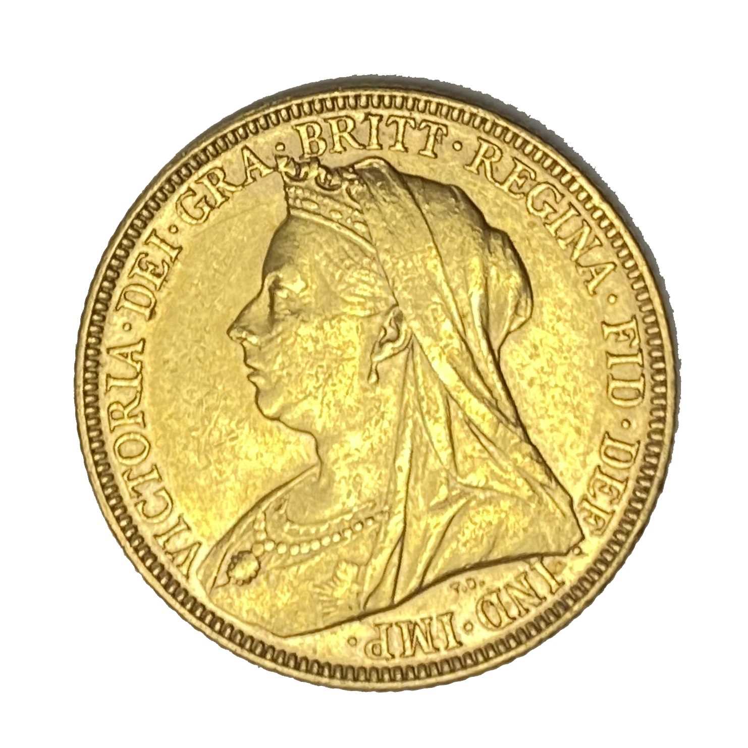 Lot 428 - Queen Victoria gold Sovereign coin, 1896