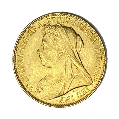 Lot 13 - Queen Victoria gold Sovereign coin, Perth mint, 1900