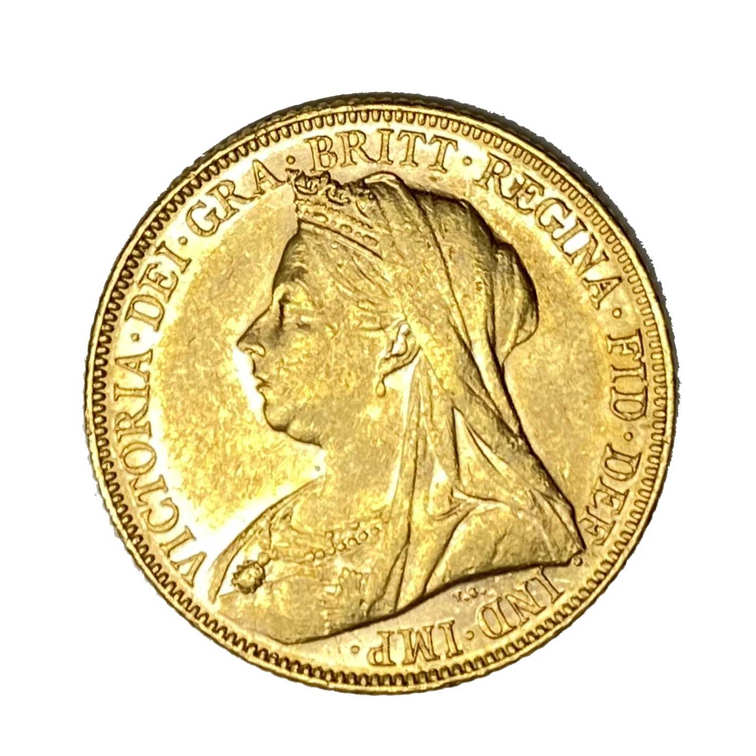 Lot 12 - Queen Victoria gold Sovereign coin, 1899