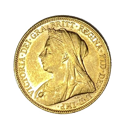 Lot 12 - Queen Victoria gold Sovereign coin, 1899