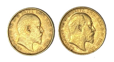 Lot 18 - Edward VII two gold Sovereign coins, 1902 & 1903, Perth mint