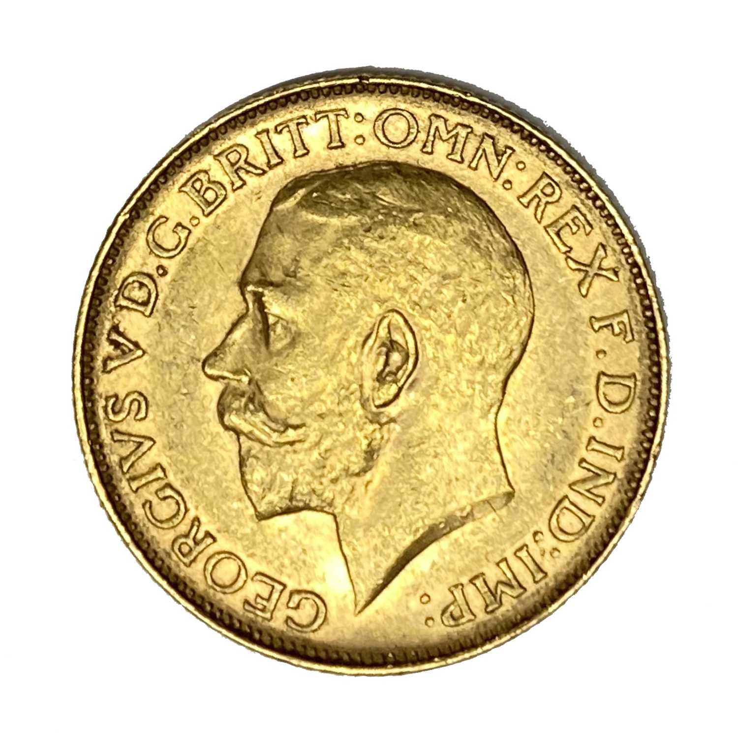 Lot 39 - George V gold Sovereign coin, 1911, Perth mint