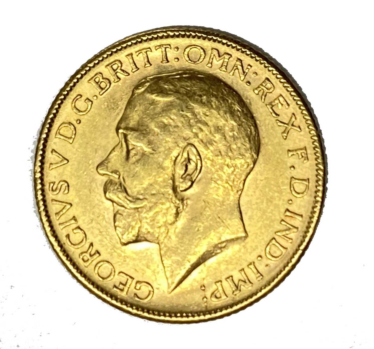 Lot 45 - George V gold Sovereign coin, 1912, Melbourne mint