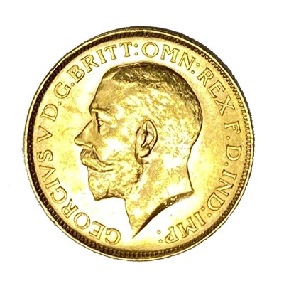 Lot 56 - George V gold Sovereign coin, 1920, Perth mint