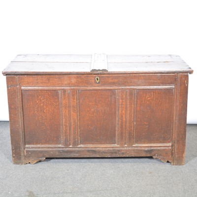 Lot 459 - Large joined oak coffer