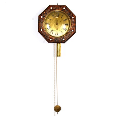 Lot 95 - Victorian style wall clock