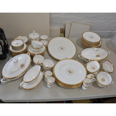 Lot 61 - Minton "Gold Rose" part dinner and tea service.