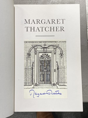 Lot 141 - Margaret Thatcher, The Downing Street Years and 10 signed bookplates.