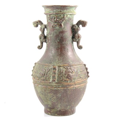 Lot 129 - Chinese Archaic style bronze vase