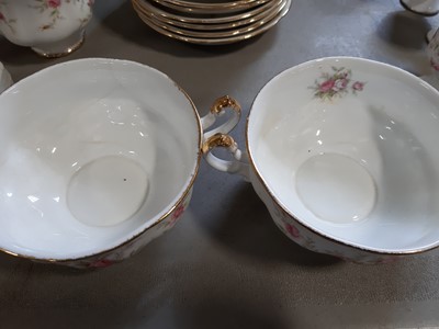 Lot 29 - Paragon 'Victoriana Rose' china part dinner service, and Jackson & Gosling part teaset.
