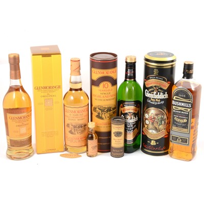 Lot 310 - Three bottles of Single Malt Scotch Whisky and a bottle of Irish whiskey
