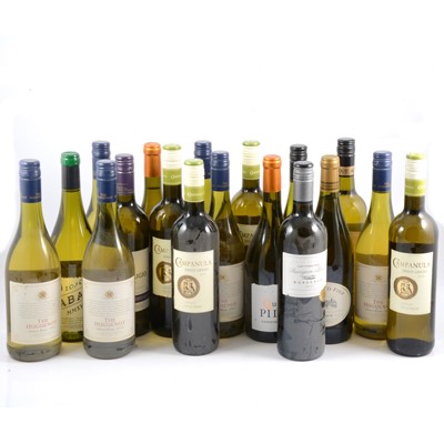 Lot 217 - Eighteen bottles of assorted white table wine.