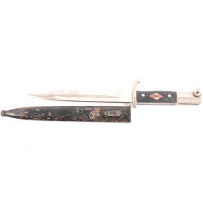 Lot 132 - German WWII style dagger, perhaps a replica