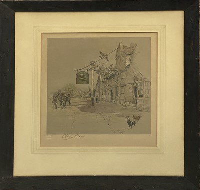 Lot 467 - After Cecil Aldin, The Bell Inn at Stilton