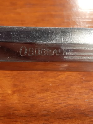 Lot 135 - Three replica German dress daggers and a replica socket bayonet