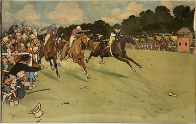 Lot 16 - After Cecil Aldin, The Bluemarket Races