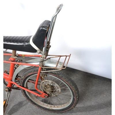 Lot 82 - Raleigh Mk II 2 Chopper bike, original ‘Infra Red’ paintwork, t-shape gear stick.