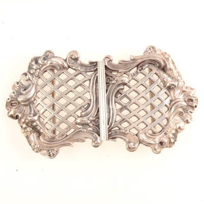 Lot 243 - Silver nurses buckle, London 1993.