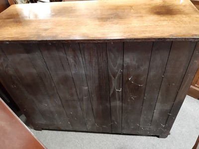 Lot 545 - Reproduction golden oak dresser base