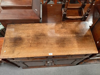 Lot 545 - Reproduction golden oak dresser base