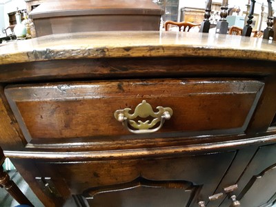 Lot 545 - Reproduction golden oak dresser base