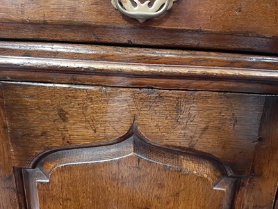 Lot 545 - Reproduction golden oak dresser base