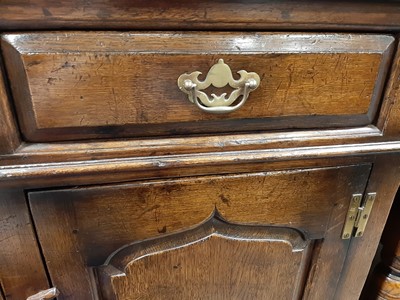 Lot 545 - Reproduction golden oak dresser base