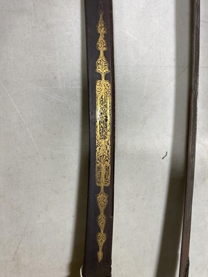 Lot 100 - Antique Turkish sword, Yataghan