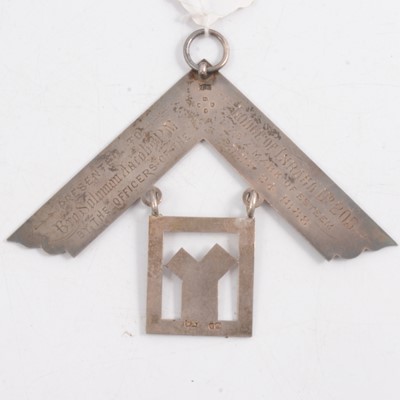 Lot 106 - Masonic interest: 19th century silver Pectoral Pendant