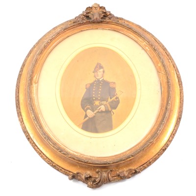 Lot 116 - American Civil War interest - a threequarter length portrait of a naval officer