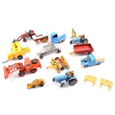 Lot 123 - Quantity of toy farm vehicles