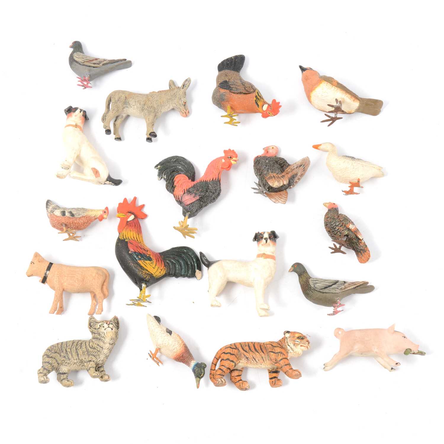 Lot 144 Ceramic and resin small animal figures.