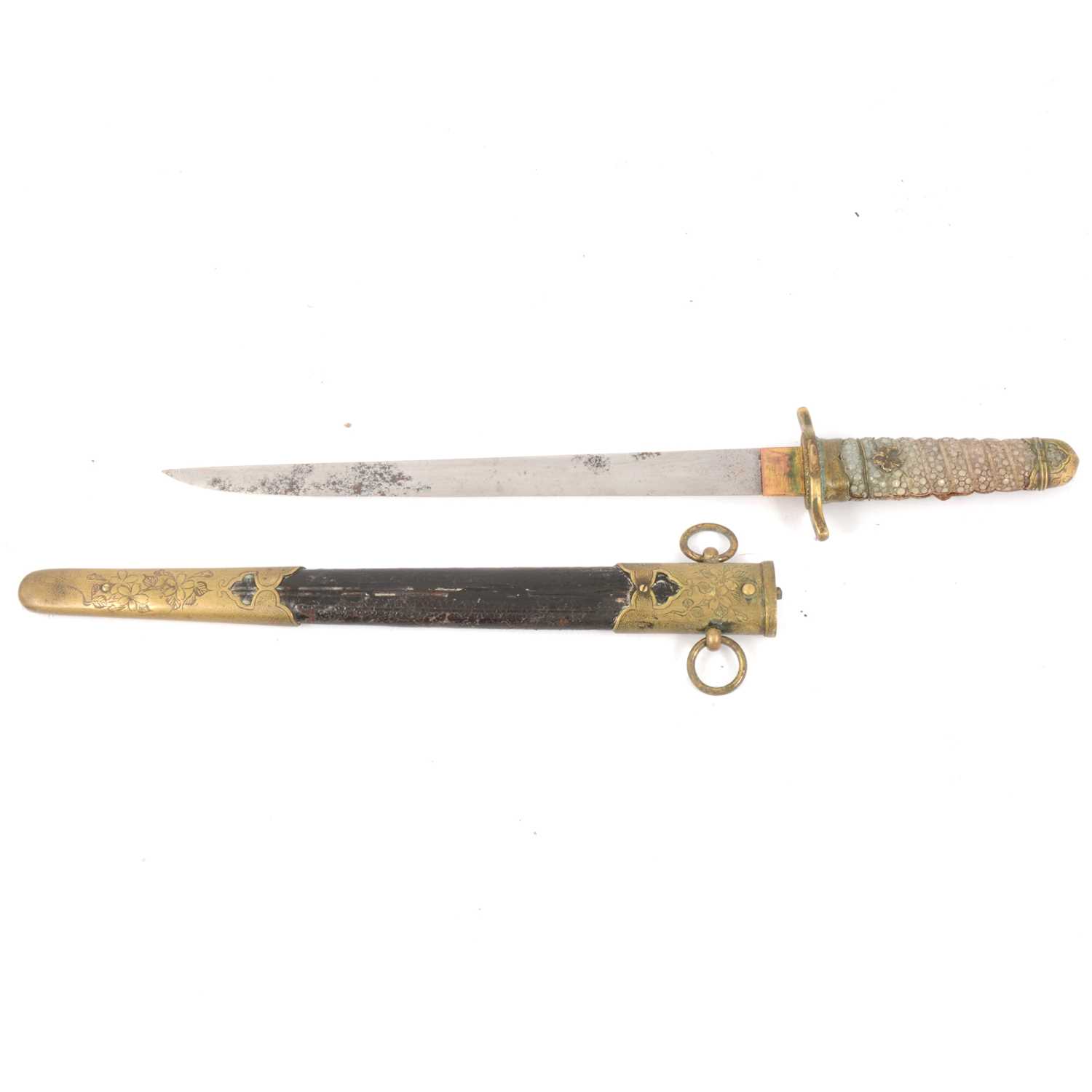 Lot 105 - Japanese Naval Officer's Dirk (Tanto).
