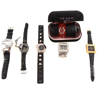 Lot 306 - Vintage lady's wrist watches, to include Pamela Anderson, Ted Baker, Furla.